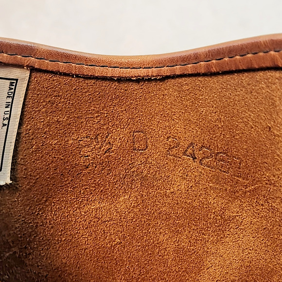 Vintage Red Wing PECOS Leather Pull-on Cowboy Style Work Boots Men's Size 8.5 D - Picture 8 of 9